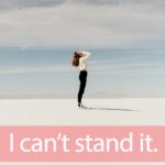 「スタンドカラー」から学ぶ→ I can’t stand it.