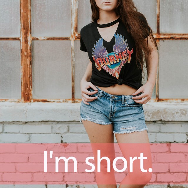 「ショート」を知ってれば…ゼッタイ話せる英会話→ I’m short.