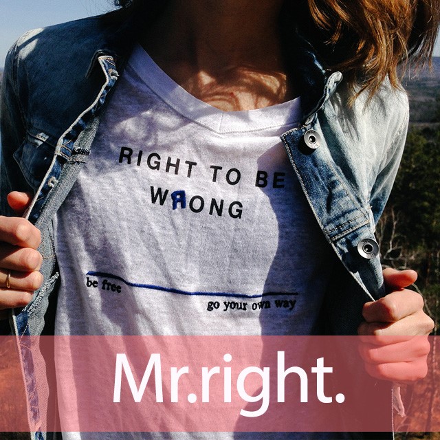 「ライト」を知ってれば…ゼッタイ話せる英会話→ Mr.Right.